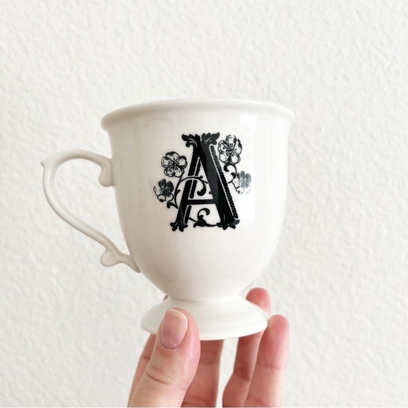 Anthropologie Missus "A" Monogram Initial Mug/Teacup - Picture 3 of 4